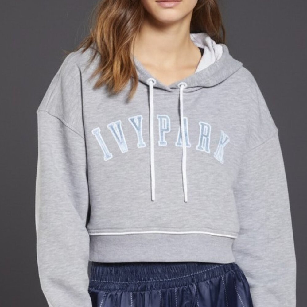 Ivy Park Large Cropped Hoodie